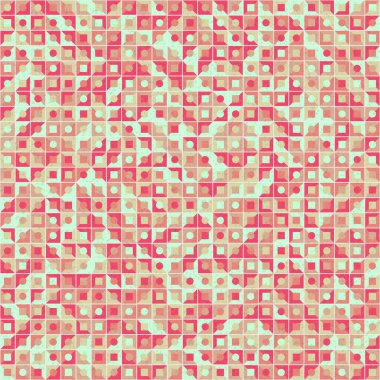 Soyut Geometrik Desen üretken hesaplama sanatı çizimi