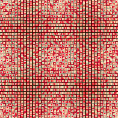 Soyut Geometrik Desen üretken hesaplama sanatı çizimi