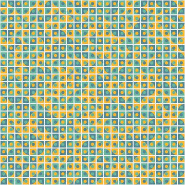 Soyut Geometrik Desen üretken hesaplama sanatı çizimi