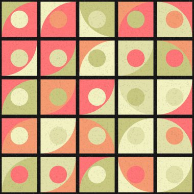 Soyut Geometrik Desen üretken hesaplama sanatı çizimi