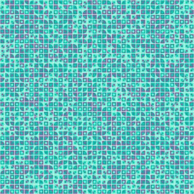 Soyut Geometrik Desen üretken hesaplama sanatı çizimi