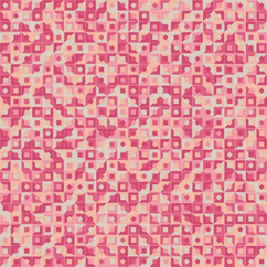 Soyut Geometrik Desen üretken hesaplama sanatı çizimi