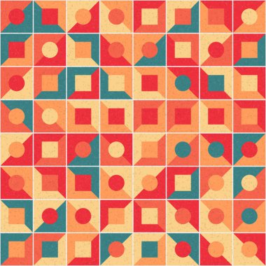 Soyut Geometrik Desen üretken hesaplama sanatı çizimi