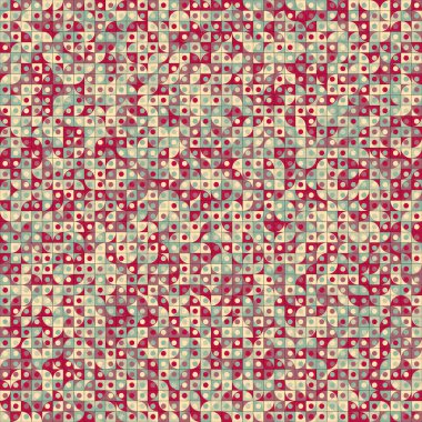 Soyut Geometrik Desen üretken hesaplama sanatı çizimi