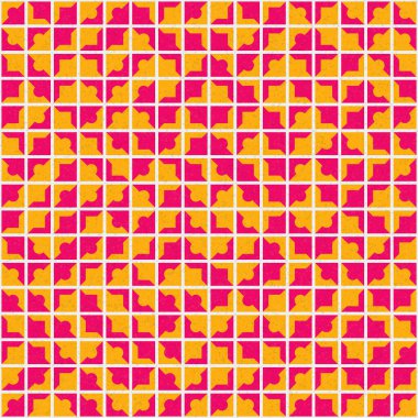 Soyut Geometrik Desen üretken hesaplama sanatı çizimi