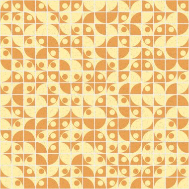 Soyut Geometrik Desen, üretken hesaplama sanatı, vektör illüstrasyonu