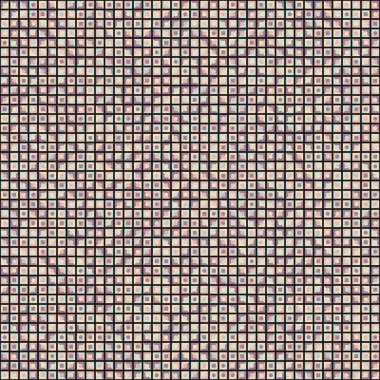 Soyut Geometrik Desen üretken hesaplama sanatı çizimi