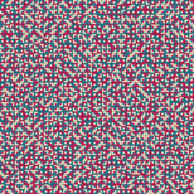 Soyut Geometrik Desen üretken hesaplama sanatı çizimi