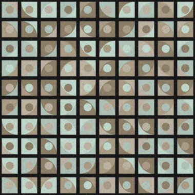 Soyut Geometrik Desen üretken hesaplama sanatı çizimi