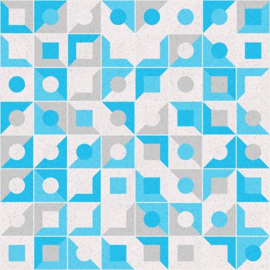 Soyut Geometrik Desen, üretken hesaplama sanatı, vektör illüstrasyonu