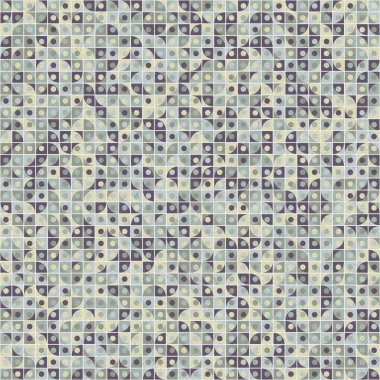 Soyut Geometrik Desen üretken hesaplama sanatı çizimi