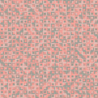 Soyut Geometrik Desen, üretken hesaplama sanatı, vektör illüstrasyonu