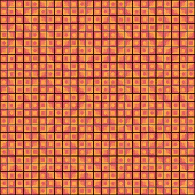 Soyut Geometrik Desen üretken hesaplama sanatı çizimi