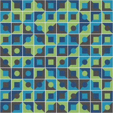 Soyut Geometrik Desen üretken hesaplama sanatı çizimi