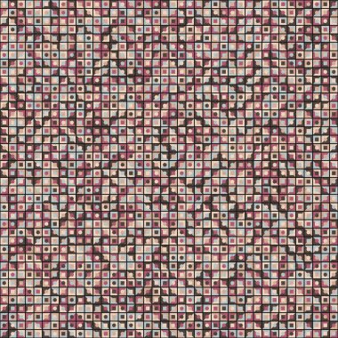 Soyut Geometrik Desen üretken hesaplama sanatı çizimi