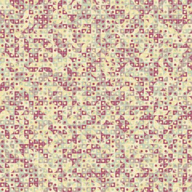 Soyut Geometrik Desen üretken hesaplama sanatı çizimi