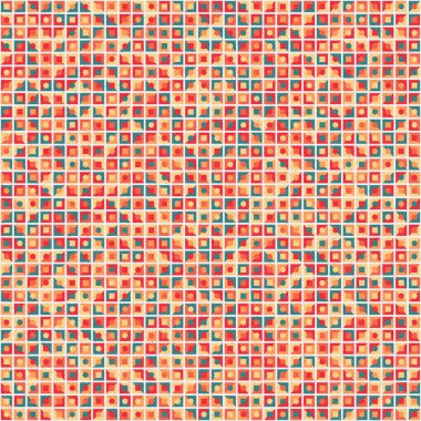 Soyut Geometrik Desen üretken hesaplama sanatı çizimi