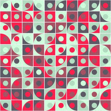 Soyut Geometrik Desen üretken hesaplama sanatı çizimi