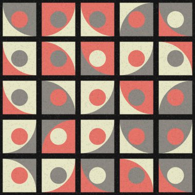 Soyut Geometrik Desen üretken hesaplama sanatı çizimi