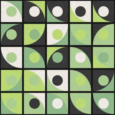 Soyut Geometrik Desen üretken hesaplama sanatı çizimi