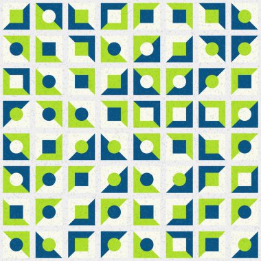 Soyut Geometrik Desen üretken hesaplama sanatı çizimi