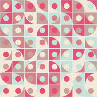 Soyut Geometrik Desen üretken hesaplama sanatı çizimi