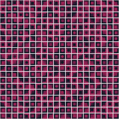 Soyut Geometrik Desen üretken hesaplama sanatı çizimi