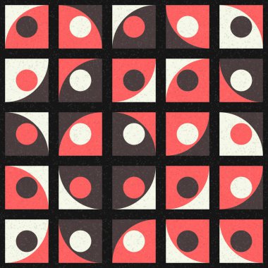 Soyut Geometrik Desen üretken hesaplama sanatı çizimi