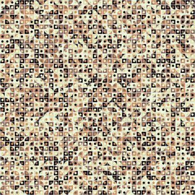 Soyut Geometrik Desen üretken hesaplama sanatı çizimi