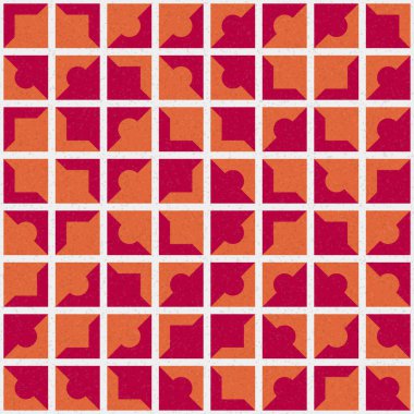 Soyut Geometrik Desen üretken hesaplama sanatı çizimi