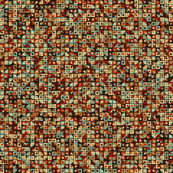 Abstrakte Geometrische Muster Generative Computergestützte Kunstillustration — Stockvektor