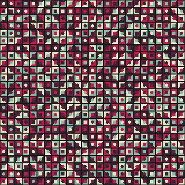 Abstrakte Geometrische Muster Generative Computergestützte Kunstillustration — Stockvektor