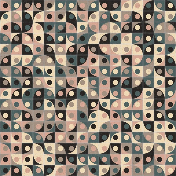 Abstrakt Färg Geometriska Mosaik Mönster Generativ Beräknande Konst Illustration Imitation — Stock vektor