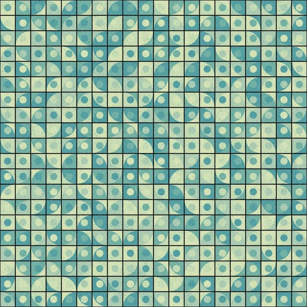 Abstract Geometric Pattern Generative Computational Art Background Vector Illustration — Stock Vector