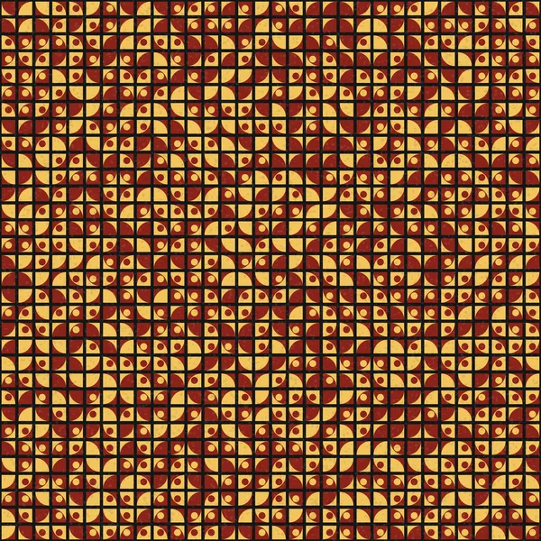 Patrón Geométrico Abstracto Fondo Arte Computacional Generativo Ilustración Vectorial — Vector de stock
