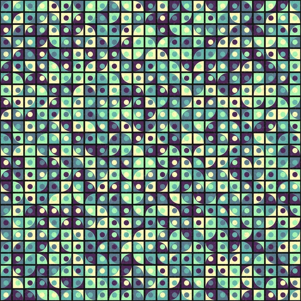 Generatív Számítógépes Művészeti Háttér Absztrakt Geometriai Mintázata Vektorillusztráció — Stock Vector