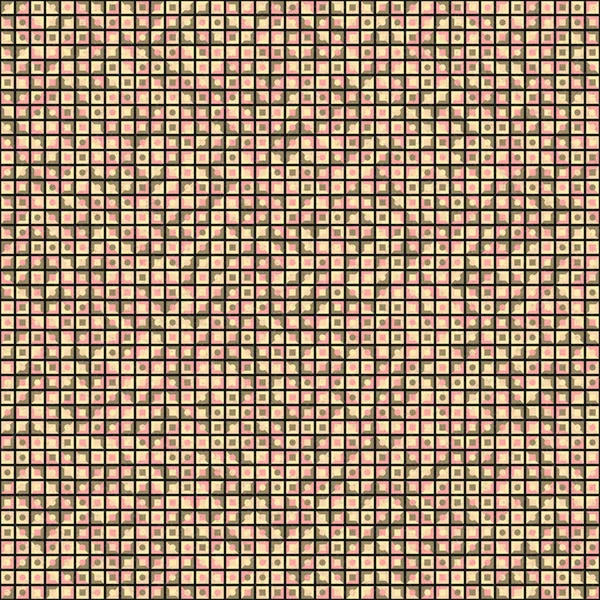 Astratto Modello Mosaico Geometrico Colore Generativo Arte Computazionale Illustrazione Imitazione — Vettoriale Stock