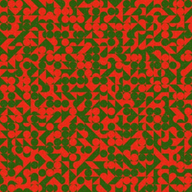 Soyut Geometrik Desen üretken hesaplama sanatı çizimi