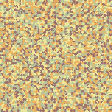 Soyut Geometrik Desen üretken hesaplama sanatı çizimi