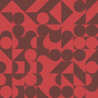 Soyut Geometrik Desen, üretken hesaplama sanatı, vektör illüstrasyonu