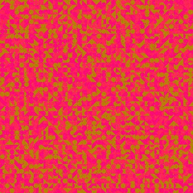 Soyut Geometrik Desen üretken hesaplama sanatı çizimi