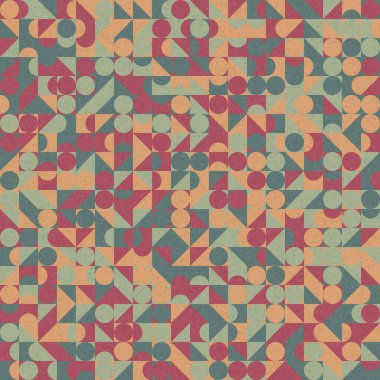 Soyut Geometrik Desen üretken hesaplama sanatı çizimi