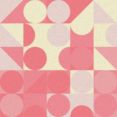 Soyut Geometrik Desen, üretken hesaplama sanatı, vektör illüstrasyonu