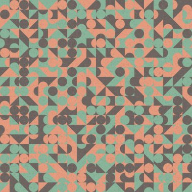 Soyut Geometrik Desen üretken hesaplama sanatı çizimi