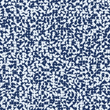 Soyut Geometrik Desen, üretken hesaplama sanatı, vektör illüstrasyonu