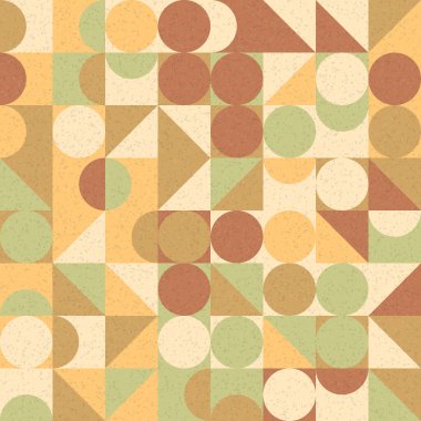 Soyut Geometrik Desen, üretken hesaplama sanatı, vektör illüstrasyonu