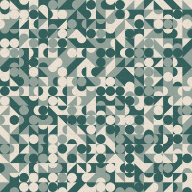 Soyut Geometrik Desen üretken hesaplama sanatı çizimi