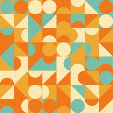 Soyut Geometrik Desen üretken hesaplama sanatı çizimi