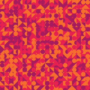 Soyut Geometrik Desen üretken hesaplama sanatı çizimi