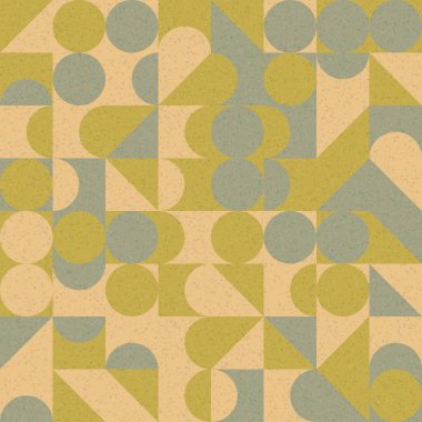 Soyut Geometrik Desen üretken hesaplama sanatı çizimi